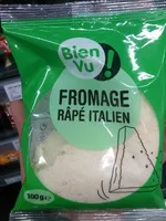 Mängden socker i Fromage râpé italien (39 % MG)