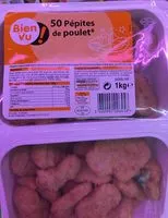 Mängden socker i 50 pépites de poulet