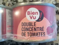 Mängden socker i Double concentré de tomates 28%