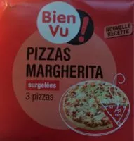 Mängden socker i Pizzas Margherita Surgelées (x3)