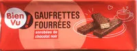 Mängden socker i Gaufrettes fourrées enrobées de chocolat noir