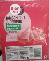 Mängden socker i Jambon cuit supérieur