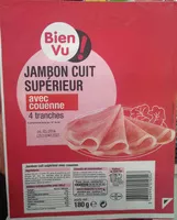Mängden socker i Jambon cuit supérieur avec couenne 4 tranches