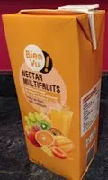 Mängden socker i Nectar multifruits