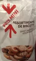 Mängden socker i Assortiment de biscuits