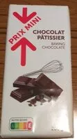 Mängden socker i Chocolat pâtissier