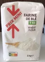 Mängden socker i Farine de blé T55