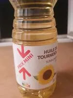 Mängden socker i Huile de tournesol