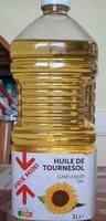 Mängden socker i Huile de tournesol