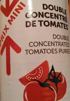Mängden socker i Double concentré de tomates