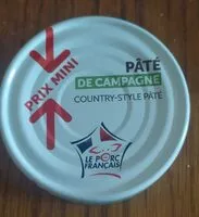 Mängden socker i Pâté de campagne