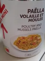 Mängden socker i Paëla volaille et moules