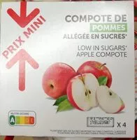 Mängden socker i Compote pommes