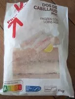 Mängden socker i Dos de cabillaud MSC surgelé