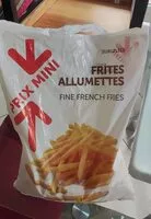Mängden socker i Frites allumettes