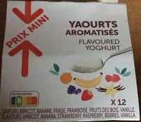 Mängden socker i Yaourts aromatisés