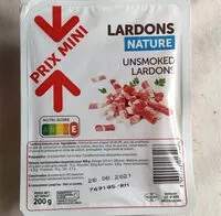 Mängden socker i Lardons nature