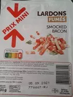 Mängden socker i Lardons fumés