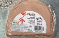 Mängden socker i Mousse de foie qualite superieure