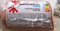 Mängden socker i Saucisson a l’ail