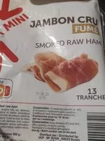 Mängden socker i Jambon cru fumé