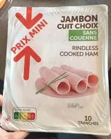 Mängden socker i Jambon cuit choix