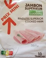 Mängden socker i Jambon supérieur sans couenne