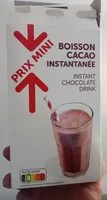 Mängden socker i Boisson cacao instantanée
