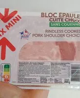 Mängden socker i Bloc épaule cuite choix