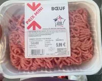 Mängden socker i Viande hachée