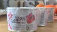 Mängden socker i Double concentré de tomates