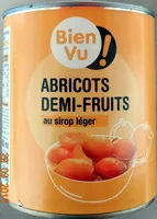 Mängden socker i Abricots demi-fruits, au sirop léger