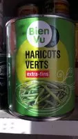 Mängden socker i Haricots Verts Extra-fins Bien Vu,