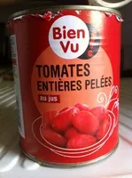 Mängden socker i Tomates entières pelées au jus