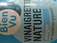 Mängden socker i Vinaigrette Nature Allégée Bien Vu,