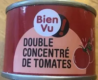 Mängden socker i Double concentré de tomates