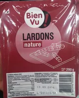 Mängden socker i Lardons nature