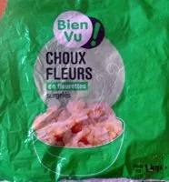 Mängden socker i Choux fleurs en fleurettes surgelés
