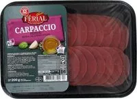 Mängden socker i Carpaccio de boeuf et sa marinade de pistou 18 tranches