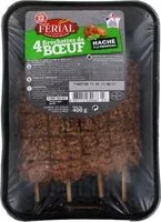 Mängden socker i Brochettes de boeuf haché à la provençale x 5