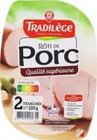 Mängden socker i Roti de porc cuit 2 tranches