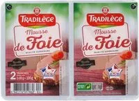 Mängden socker i Mousse de foie Tradilege