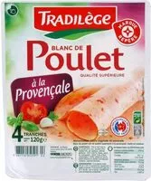 Mängden socker i Blancs de poulet à la provencale 4 tranches
