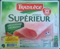 Mängden socker i Jambon supérieur