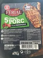Mängden socker i Cotes de porc a la provencale