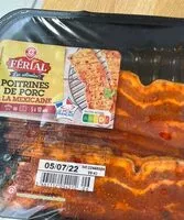 Mängden socker i Poitrine Mexicaine Ferial x6