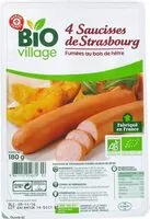 Mängden socker i 4 saucisses de Strasbourg fumées au bois de hêtre