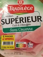 Mängden socker i Jambon superieur cuit à l'étouffée