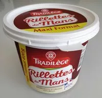 Mängden socker i Rillettes du Mans