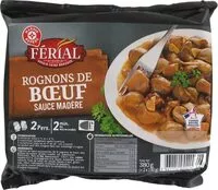 Mängden socker i Rognons de boeuf sauce madère